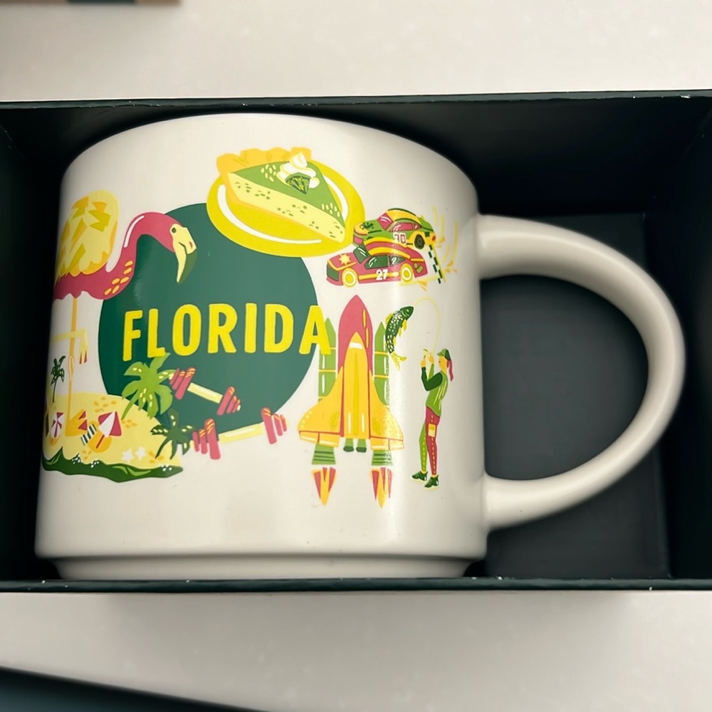 Starbucks Discovery series FLORIDA State mug with box.